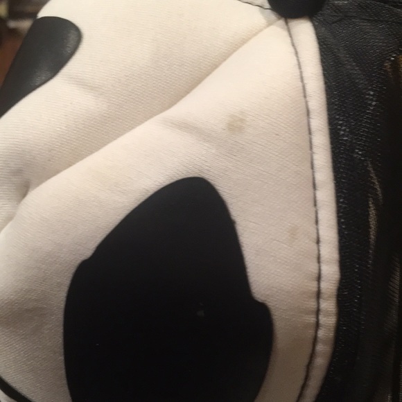Trucker Snap Back Hat Eyes Nose White Black NEW - Picture 7 of 8